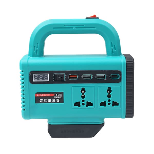 DC18V-21V til AC180V-220V strømomformere for utendørs camping mobil strøm
