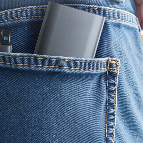 Högpresterande CF-kortläsare USB C-port 10 Gbps överföringshastighet