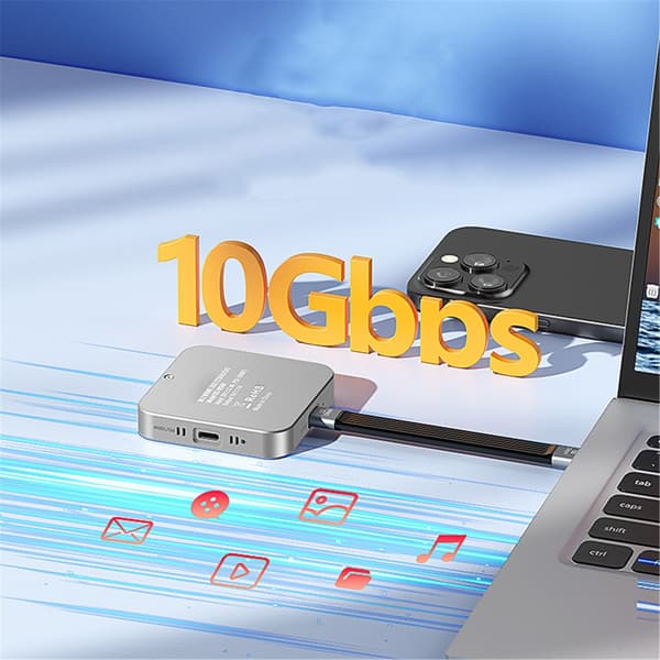 M.2 NVME Magnetisk Solid Disk Kabinett For 2230/2242 USB3.1 Høy Hastighet