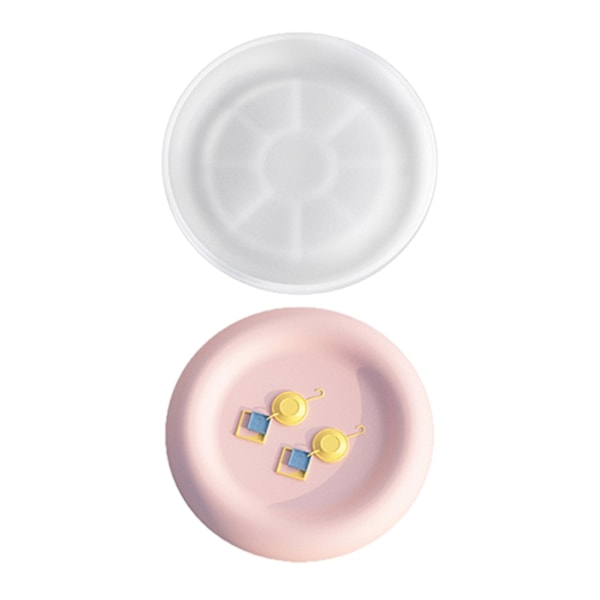 Opbevaringsbakke Form Kop Pad Forme Epoxy Resin Forme Blomsterformet Coaster Form