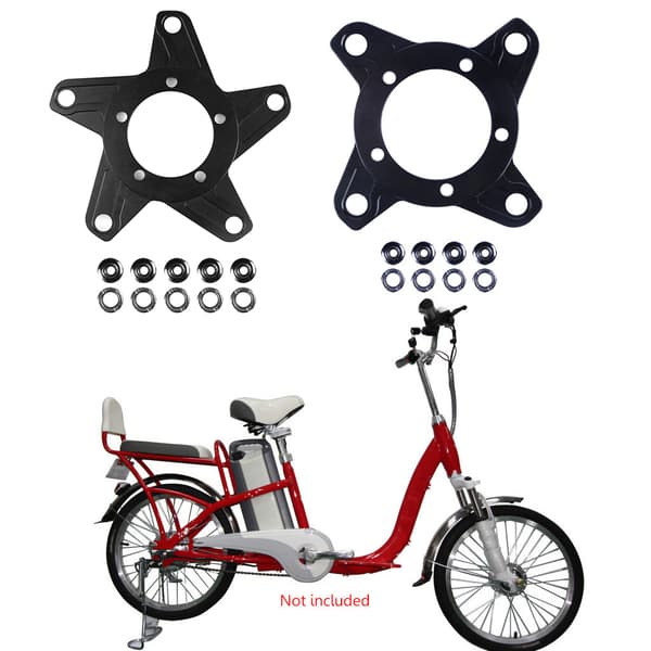 Bafang Ebike BBS01 BBS02 Cykel Mid Motor Spider Chain Ring Adapter 104B/130BCD B