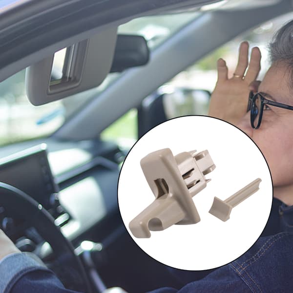 Universal solskærm clips udskiftning præcis pasform ingen boring påkrævet auto del 2 pack