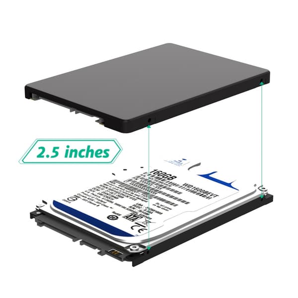 Dobbelt M.2 NGFF B+M Key til 2,5 tommer SSD kabinet M.2 SSD Harddisk Kabinet