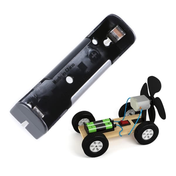 18650 1-kanals batteriboks container organiser med hård stift til LED-lys