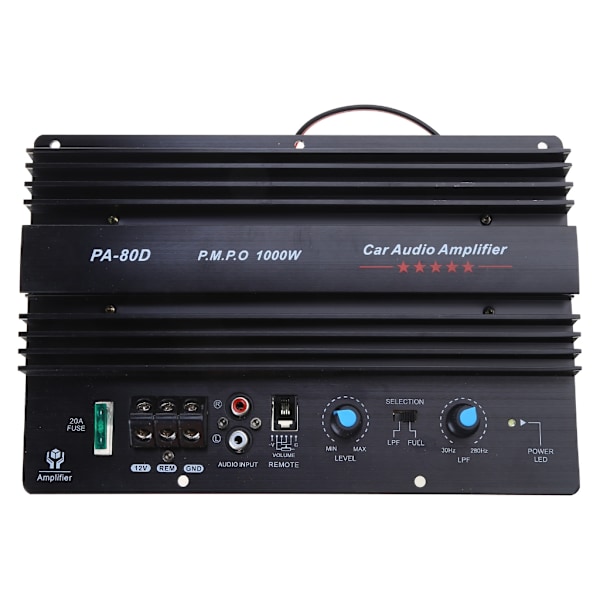1000W Förstärkarkort Mono Effektförstärkare Spelare Kraftfull Bas Subwoofers Förstärkare