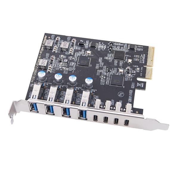 Desktop PC PCIe-kort USB3.2-udvidelseskort til forbedret dataoverførsel