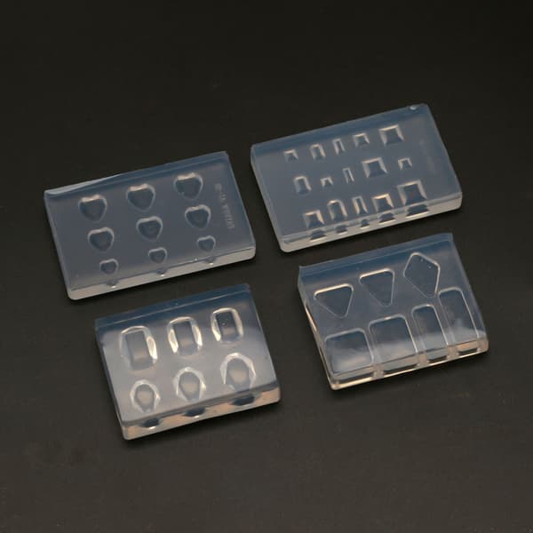 Mini diamantkrystalform silikoneform til DIY legetøj til børns læring