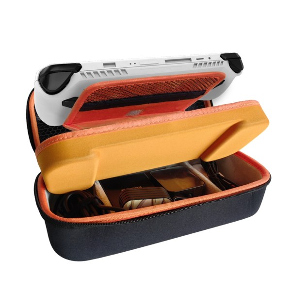 Handhållen Spelkonsol Handväska Bärbar case med dubbla lager Stötsäker case för hårt skal för RogAlly konsoltillbehör
