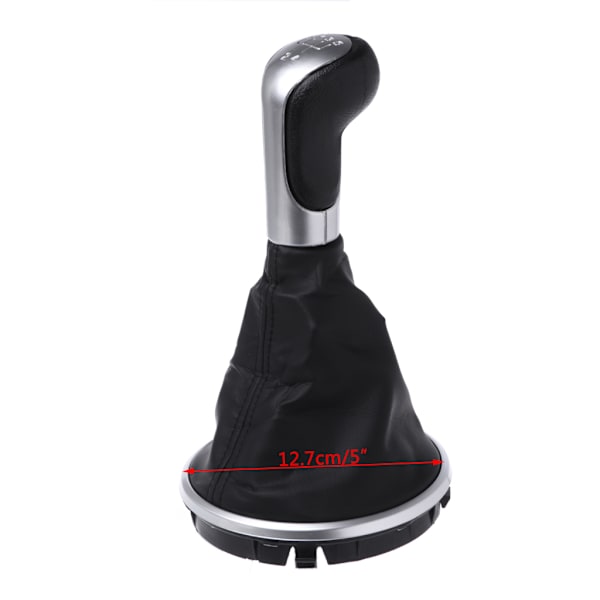 5 Växlad Bil Växelspaksknopp Damask För Skoda Fabia 2 MK2 2007-2012 Roomster