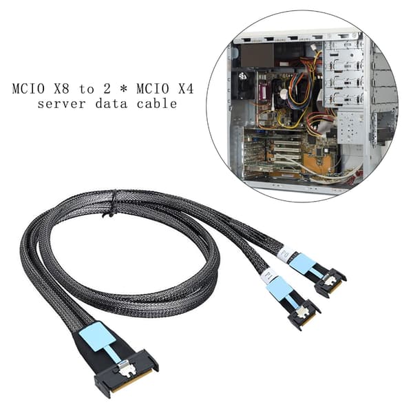 Høyhastighets PCIe Gen5 Splitter Kabel Server Datakabel Effektiv 50cm