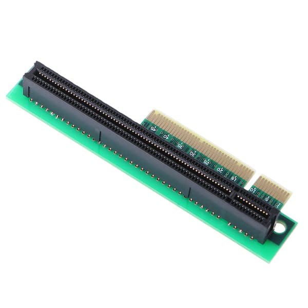 90 Graders PCI-E 8X Han til 16X Hun Riser Adapter til 1U 2U Support GPU