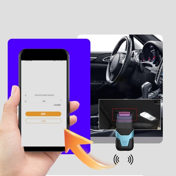 Real Time Data Læsning Automotive Diagnostisk Værktøj Professionel OBD2 Scanner