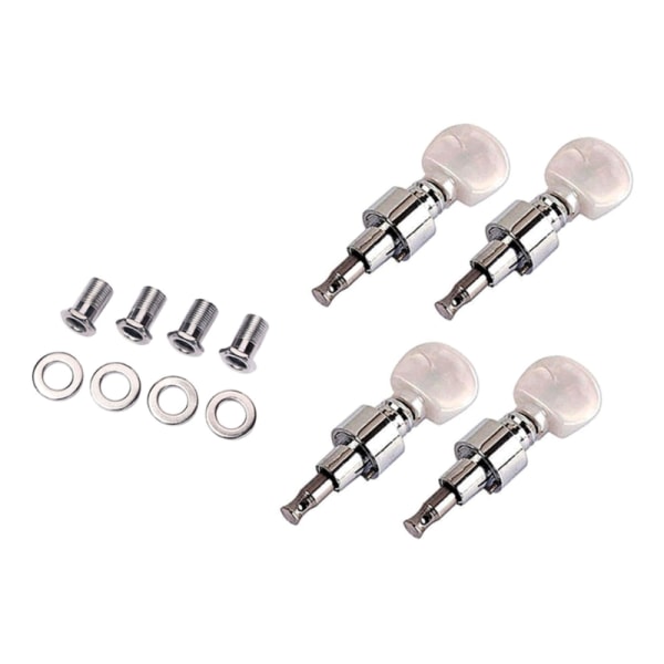 4st Banjo Tuning Pegs Tuners String Keys Banjo Tuning Kit Banjo Machine Head Tuning Tuner Peg Banjo Ersättningsdelar