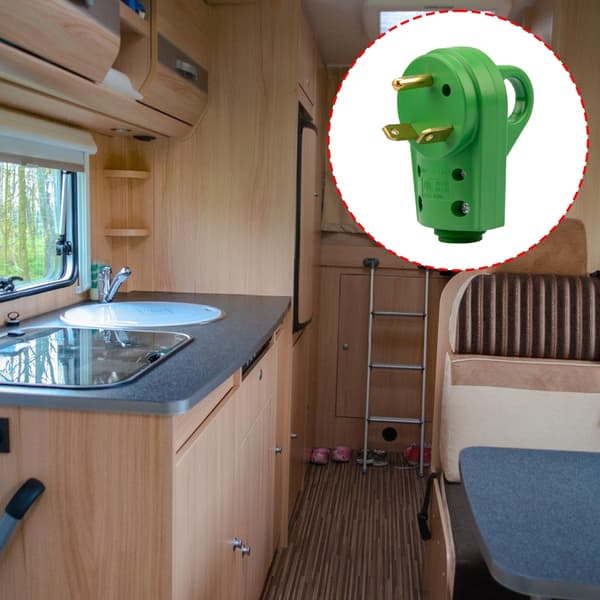 RV-plugg med ergonomisk grep Høyytelses strømpluggadapter 2