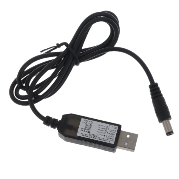 Universal USB till DC 5.5x2.5mm Kontakt Strömladdningskabel för Mini Fläkt Högtalare LED Ficklampa Fler Elektroniska Enheter