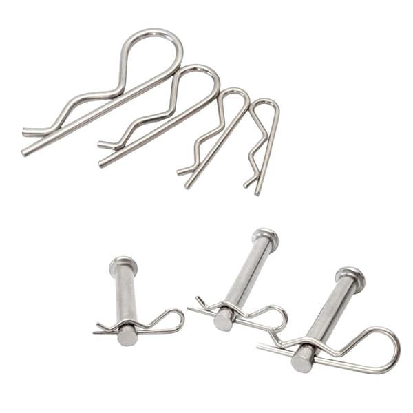 100 stk. låsesplinter for tilhengerfeste, låsesplinter for låsesystem, slitesterke