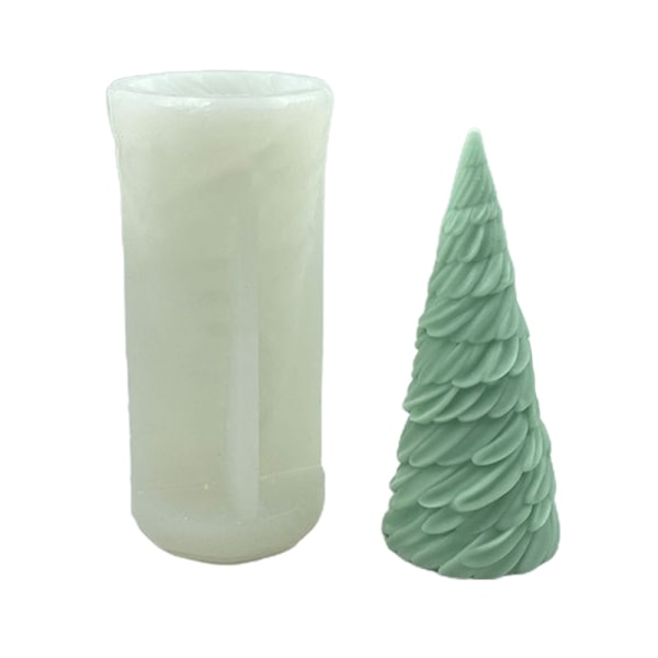 Lysform Resin Støbeforme DIY 3D Silikoneform Julelysform Silikoneform Håndværk til Lysfremstilling