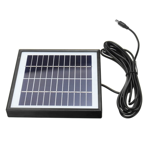 5W 12V Solpanel Utomhuskabel Bärbar Solar Charger Panel Klättring Snabbladdare Polysilikon Tablet Solar Generator