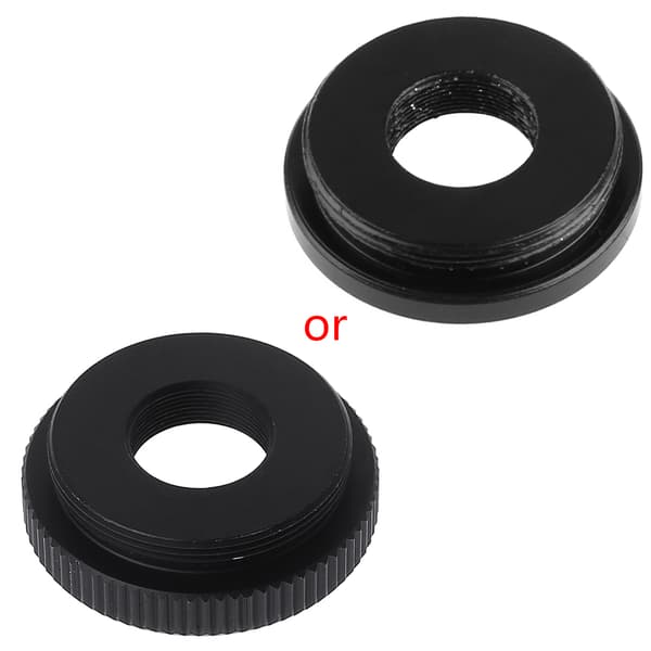 Sort Metall M12 til C/CS Mount Board Linse Konverter Adapter Ring for CCD TVI CVI Boks Kamera Støtte Tilbehør