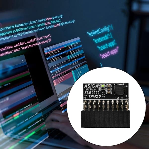 TPM1.2 Säkerhetsmodul 20Pin LPC Datoradapter Ersättning för Förbättringar