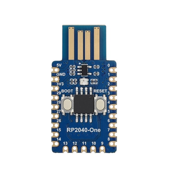 RP2040-One 4MB Flash MCU-kort baserat på Raspberry Pi RP2040 mikrokontrollerchip