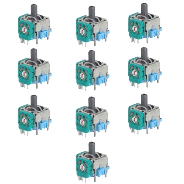 10st kvalitet tumspaksbyte Original 3D Analog Joystick Grip Sticks för P5 Gaming Controller Reparationstillbehör