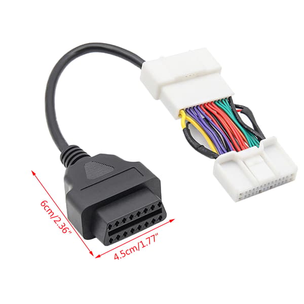 OBD2 Stik Scanner Til Motorcykel Diagnostisk Adapter Konverter Kabler