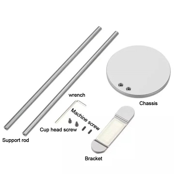 Modedesign Förvaringsställ för hörlurar Desktop Headset Display Hängare Kompakt förvaringsställ i aluminiumlegering med tung bas