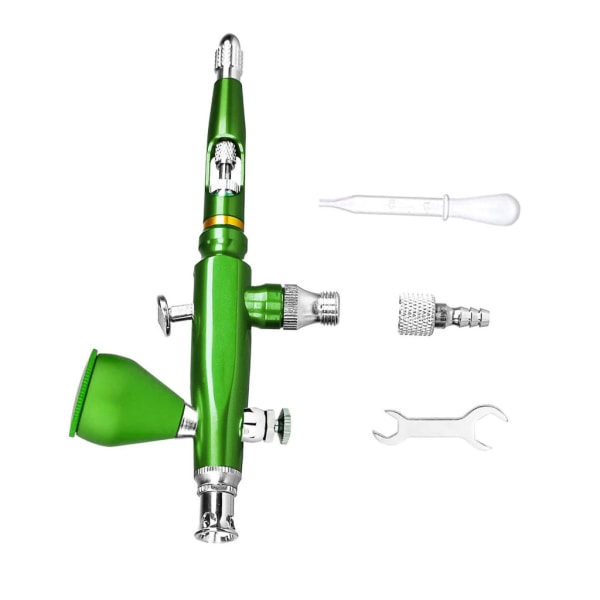 Automotive Spray Pen 0,3 mm/0,5 mm Paint Pen Multi Purpose Penna Justerbar Fine Spets Penna Enkel användning för färg och konst Green 0.3mm