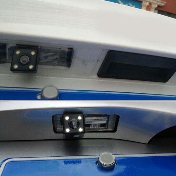 Backkamera Nummerskylt Fäste Backup View Mirror Cam för Kia K3 K3S