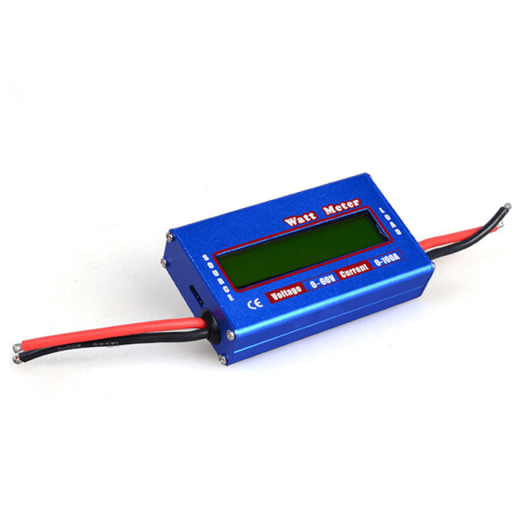 Digital LCD-skärm Blå DC 60V 100A Balansspänning Batteri Power Analysator Wattmätare Checker Balansator Laddare RC Verktyg