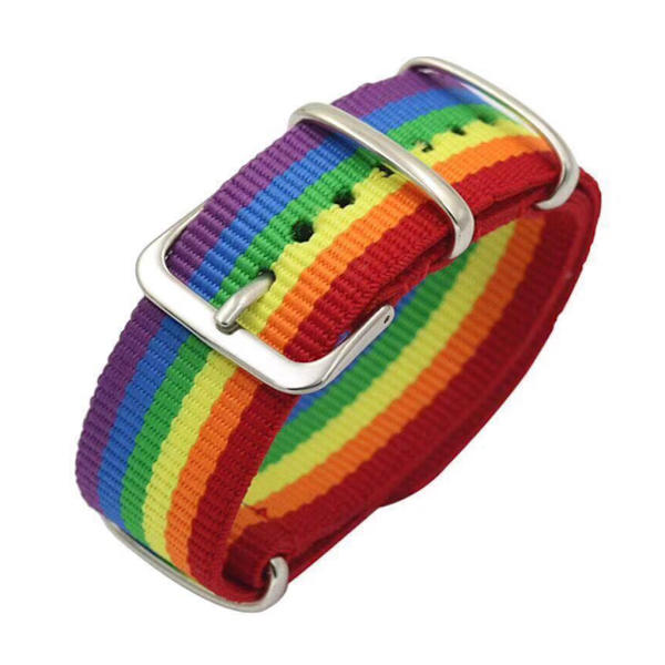 Mode par Regnbågsarmband Justerbart armband Färgglada armband Smycken Berlocker Holiday Valentine Present för flickor