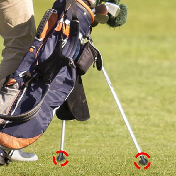 2 st Golfbag Basfäste Golfbag Ställ Gummifötter Ersättningsplatta