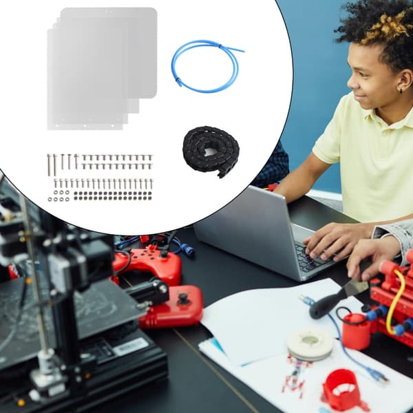Solid Metallkabinett Panel Kit for Tilpasning av 3D-printere