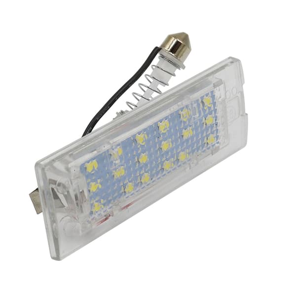2st Nummerplåtsbelysning LED Registreringsskyltslampor 12V för E53 X5 1999-2003 E83 X3