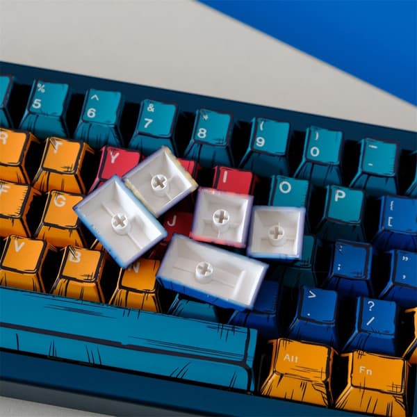151 st PBT Palette Comics Keycap Dye Sublimation Tangentbordstangenter
