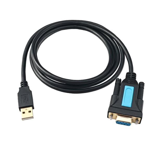 USB til RS232-adapter med PL2303-brikke USB til DB9 seriell hun-konverter
