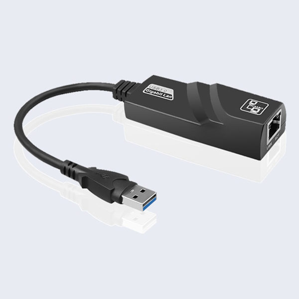 Ethernet Adapter Dock för dator USB 3.0 Ethernet Adapter till RJ45 Lan 10/100/1000Mbps nätverksadapter