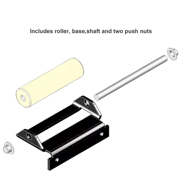 2 stk. RVs Glideruller for uttrekkssystemer J-36 Servicerulle 276288