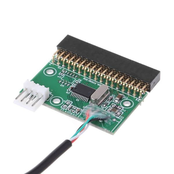 34Pin til USB-kabeladapter Enkel 1,44MB 3,5 tommer diskettedrevsforbinder PCB