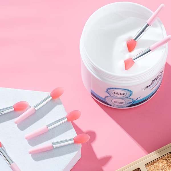 10 stk. silikone læbebørste makeup øjenbryn læbebørster kosmetisk makeupbørste