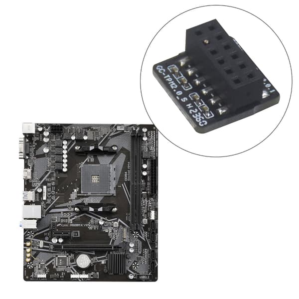 TPM 2.0 Krypterad Säkerhetsmodul LPC 12Pin Moderkort Kort TPM 2.0 Modul