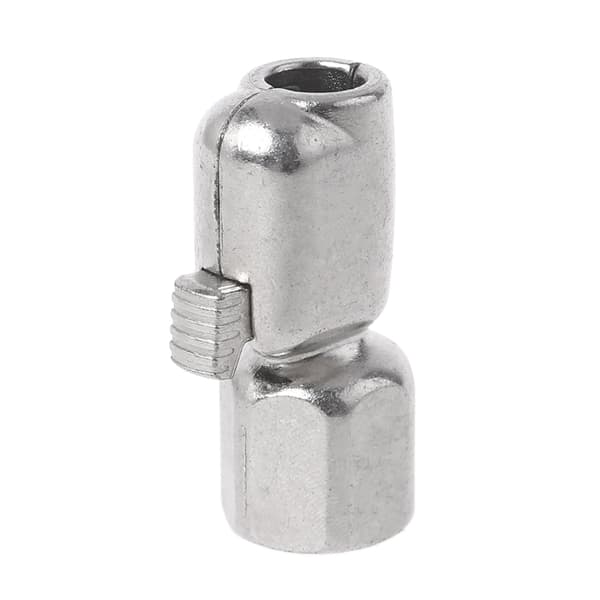 1/4\" Metall Däckpump Låsbar Luftchuck Mini Luftkompressor Portabel Däckpump Däckchuck Slangände Öppet Flöde
