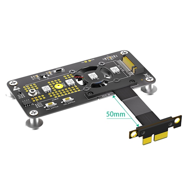 Hurtige M.2 NGFF NVME SSD'er til PCIE 1X Forlængerkabel til Boost af Computer