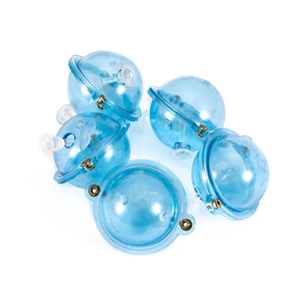 5 St/ Set Fiskeflötare ABS Plastbollar Vattenboll Bubble Floats Tackle Sea Fi Sky Blue 25mm