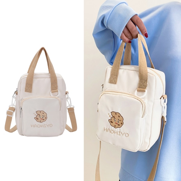 Flickor Söt Messenger Bag Kvinnor Liten Axelväska Tonåringar JK Crossbody Bag Student Sling Bag Kvinna Top Handväska Handväska Ins Black naughty