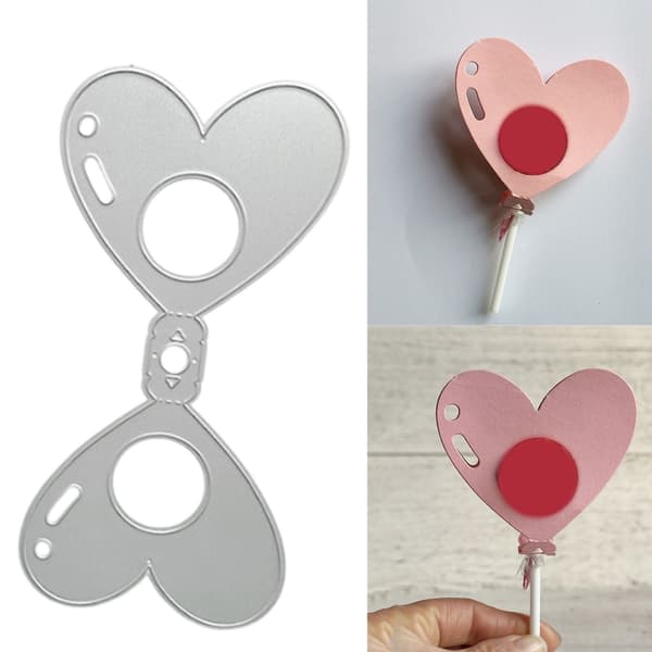 Hjärtformade stansmallar i kolstål för scrapbooking