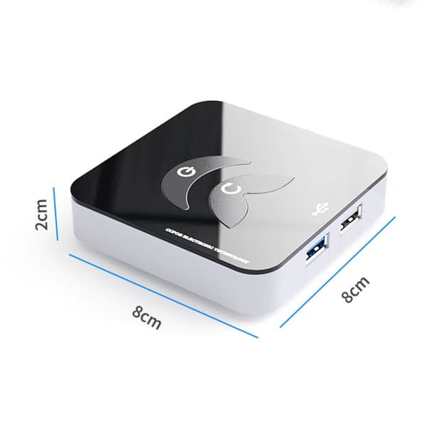 Computer Desktop Switches USB3.0/2.0 til Kontor Hotel Hjem Cafe Switches