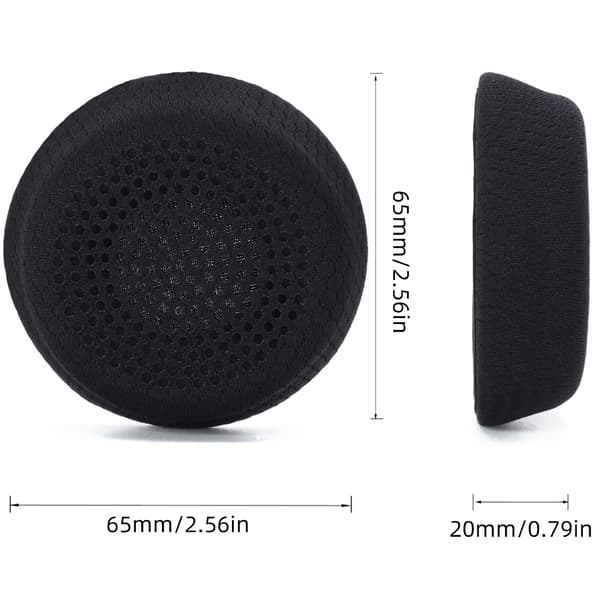 Mesh Svamp Öronkuddar för Zone Wire Headsets Ljudutrustning Tillbehör