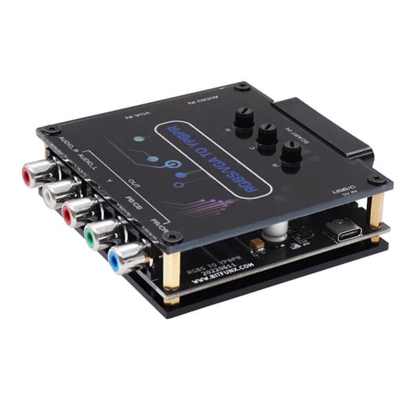 RGBS til YPBPR SCART til YPBPR VGA til YPBPR RGBS til komponentkonverter
